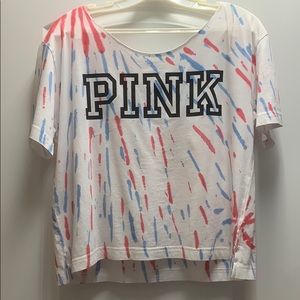 a super cute victoria secret pink tie dye shirt!
